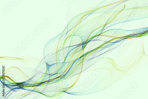 Abstract colorful lines design.