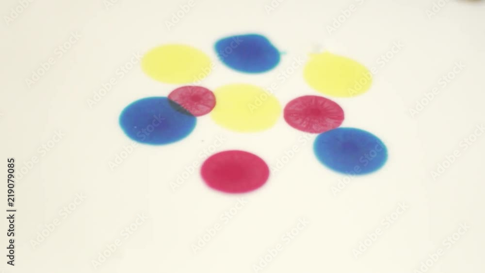 Food Coloring And Soap in Milk Shapes And Reactions Food Coloring And Soap in Milk Shapes And Reactions