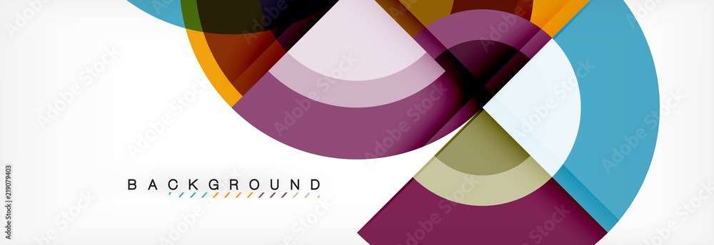 Vector circle abstract background Vector circle abstract background
