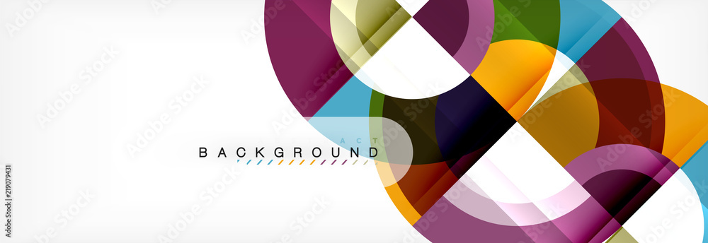Vector circle abstract background Vector circle abstract background