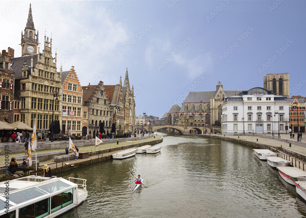 Ghent, Belgium,  Ghent is one of the magnificent medieval cities of Belgium. Ghent has more attractions than the rest of Belgium.