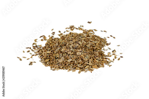 Pile of dill seeds