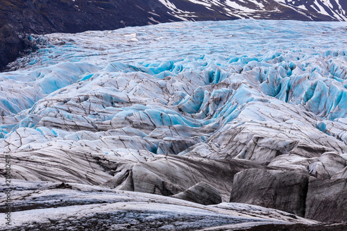 Vatnajokull Glacier national park in iceland. photo