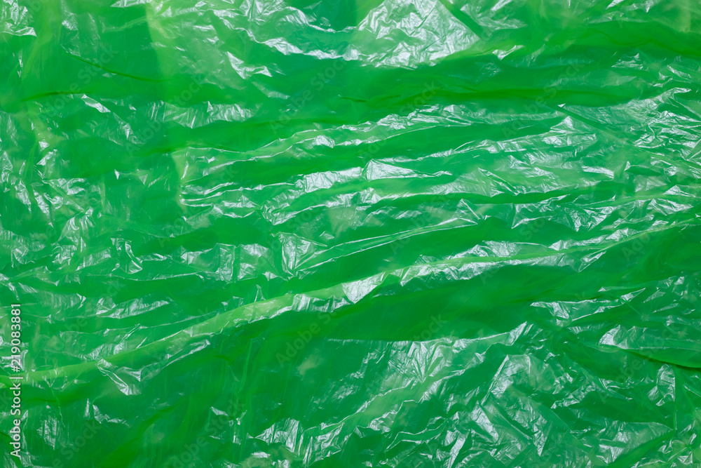Fototapeta premium green plastic bag texture