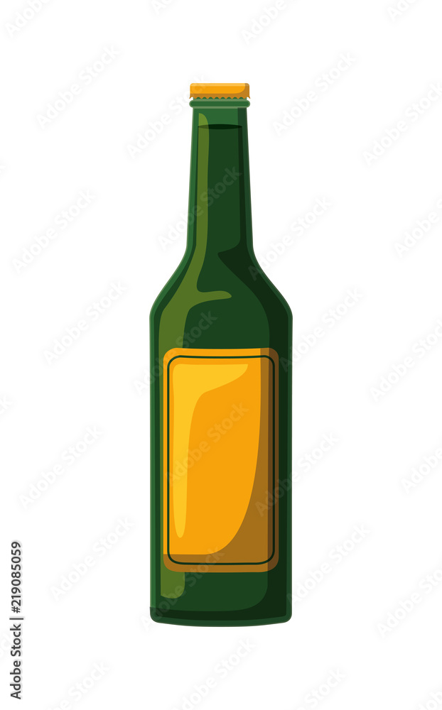 alcoholic beverage bottle icon vector illustration design alcoholic beverage bottle icon vector illustration design