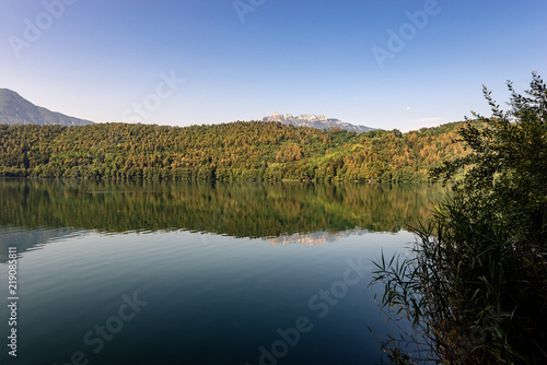 Lago di Levico (Lake), Levico Terme, Trentino Alto Adige, Italy 