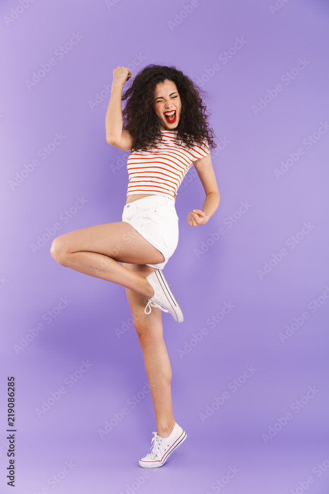 Full length portrait of a pretty young casual woman Full length portrait of a pretty young casual woman