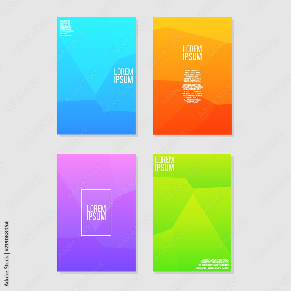 Modern Minimalistic Abstract Flyer Poster or Banner Vector Template Modern Minimalistic Abstract Flyer Poster or Banner Vector Template