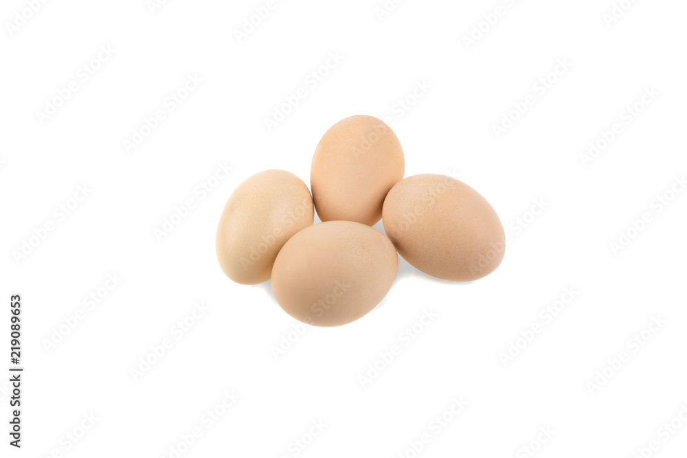 chicken eggs isolated on white background chicken eggs isolated on white background