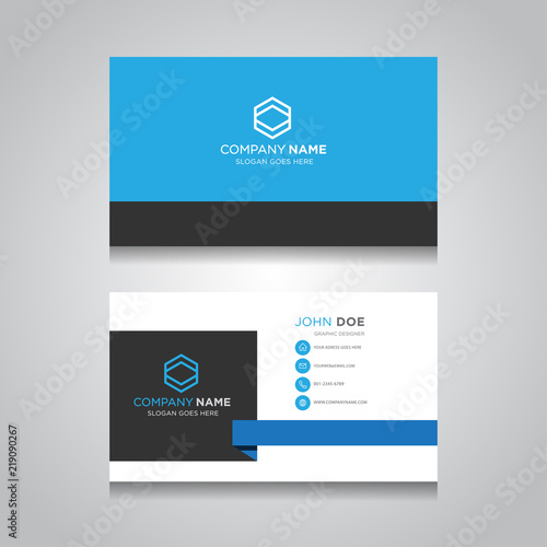 Business Card Template. creative business card © MUHAMMAD NASIHIN