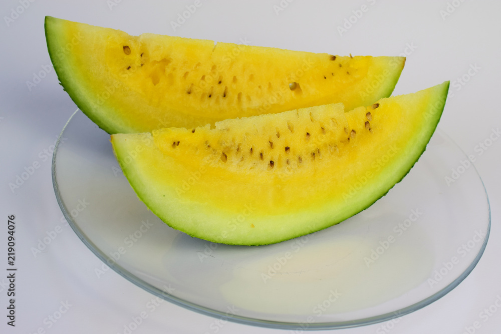 Gelbe Wassermelone Gelbe Wassermelone