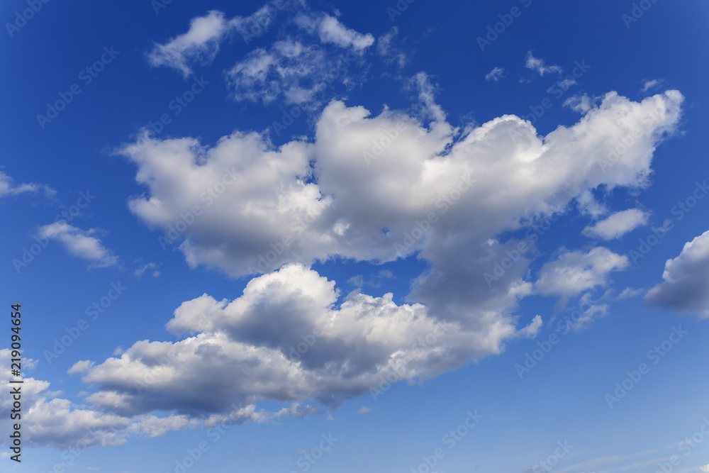 beautiful blue sky with white clouds as a natural background beautiful blue sky with white clouds as a natural background