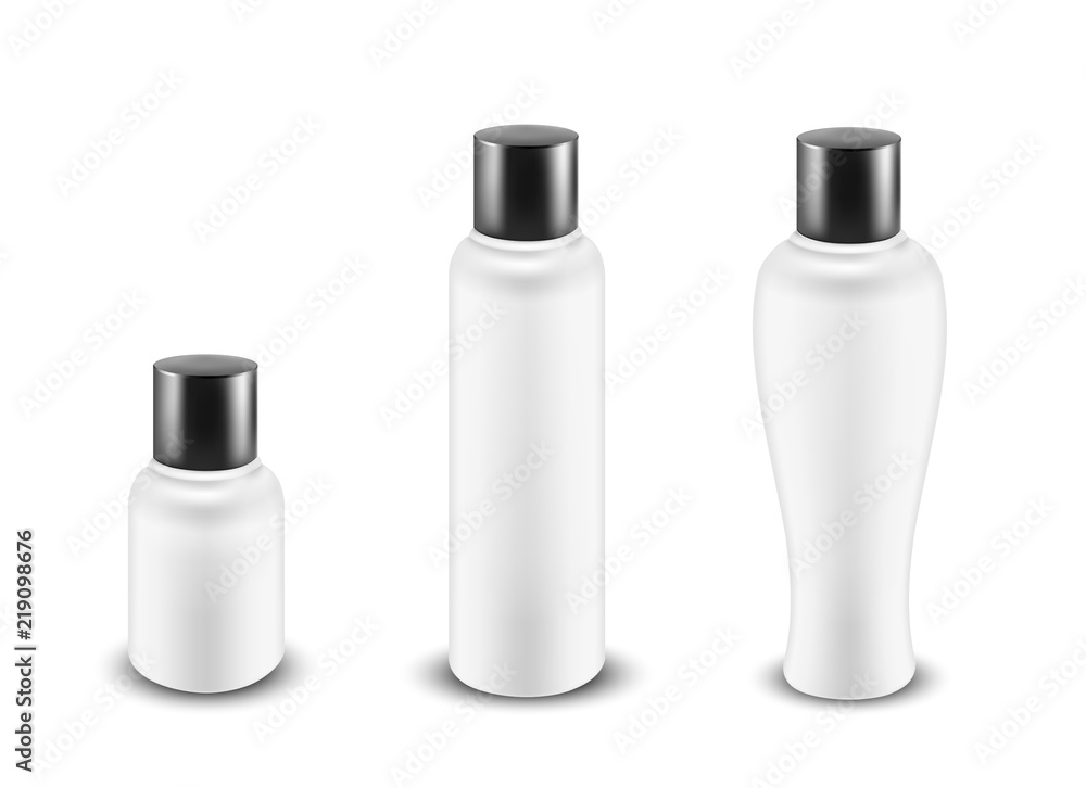 Plastic lotion bottle. Packaging for cosmetics Plastic lotion bottle. Packaging for cosmetics