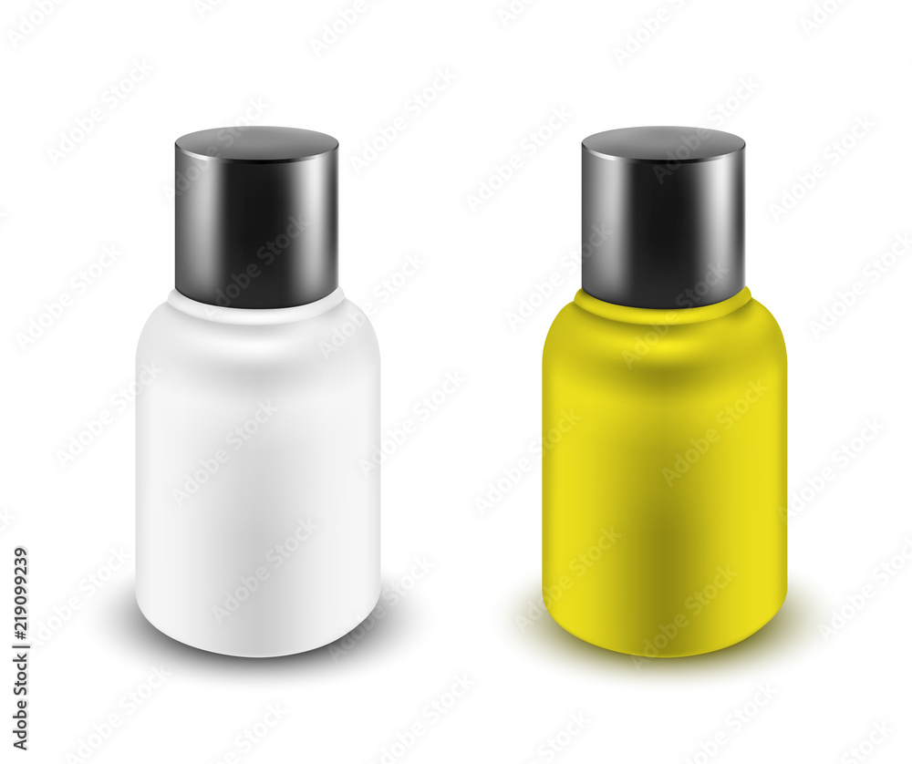 Plastic lotion bottle. Packaging for cosmetics Plastic lotion bottle. Packaging for cosmetics