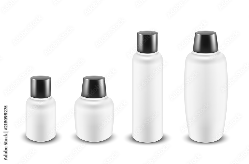 Plastic lotion bottle. Packaging for cosmetics Plastic lotion bottle. Packaging for cosmetics