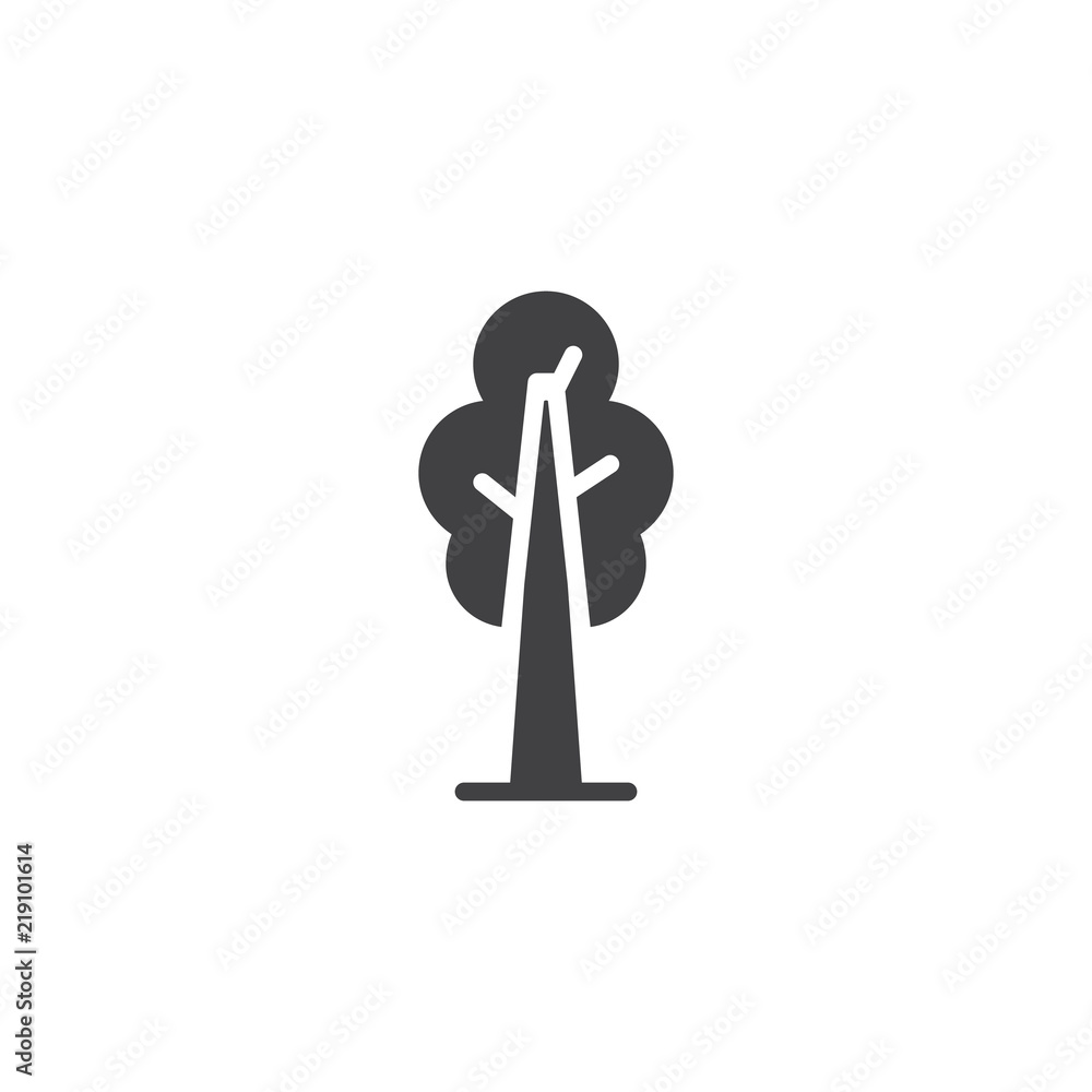 Tree plant vector icon. filled flat sign for mobile concept and web design. Ecology simple solid icon. Symbol, logo illustration. Pixel perfect vector graphics Tree plant vector icon. filled flat sign for mobile concept and web design. Ecology simple solid icon. Symbol, logo illustration. Pixel perfect vector graphics