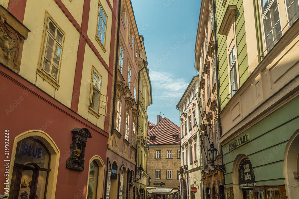 Obraz premium Ulica w Pradze