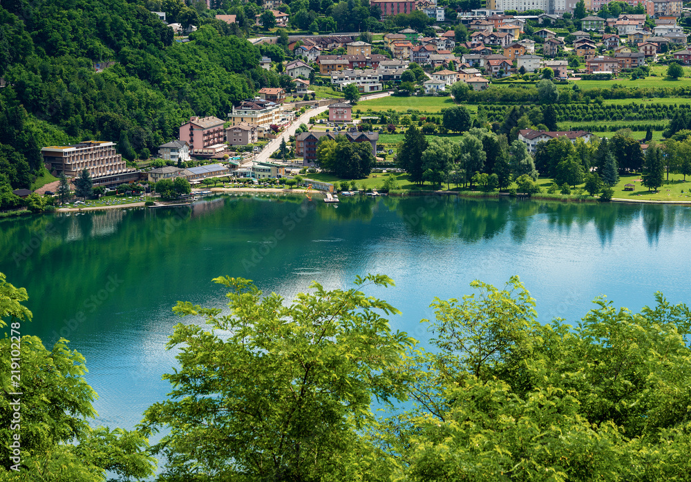 Levico Terme and the Lake (Lago di Levico) - Trentino Italy
