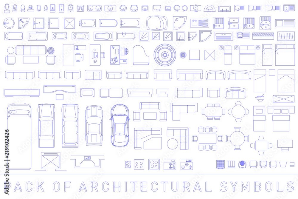 Pack of Architectural Symbols