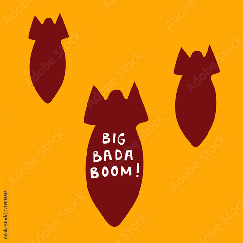 Bomb vector t-shirt illustration fifth element citates