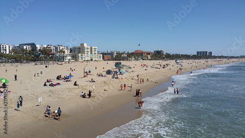 Santa Monica beach in Los Angeles © M.Etcheverry