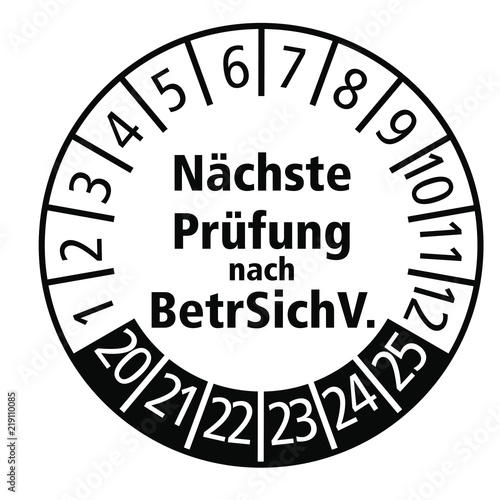 Betriebssicherheitsverordnung Siegel