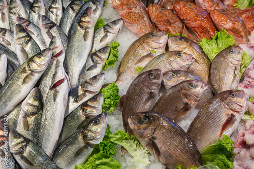 Photography The Rialto fish market in Venice, Italy
