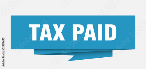 tax paid
