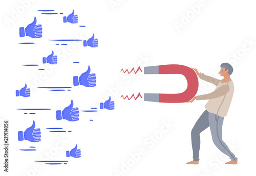 The powerful of influencer marketing is like the magnetic field that drags customer like icon into the business