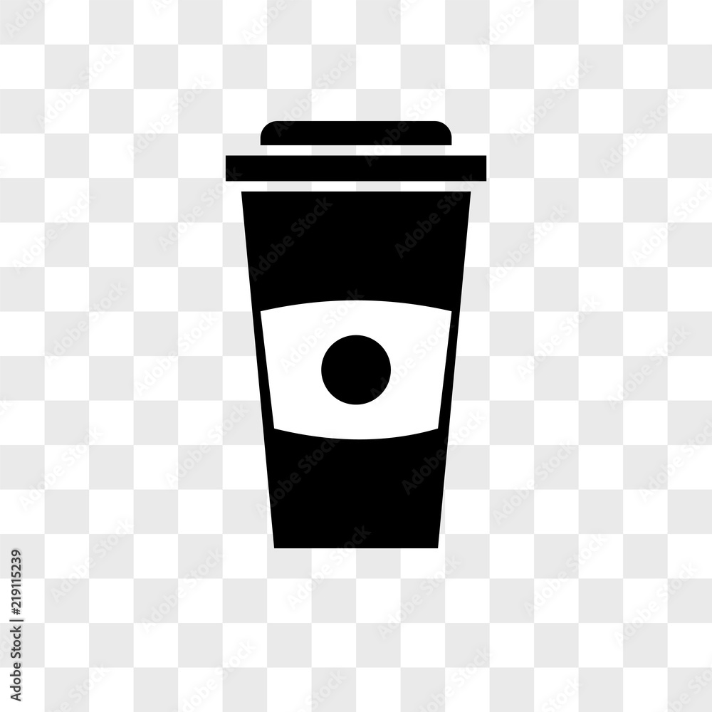 Coffee cup icon. Coffee cup symbol. Coffee cup Transparent