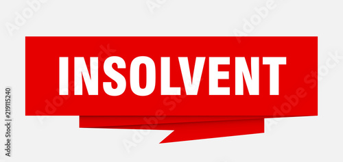 insolvent