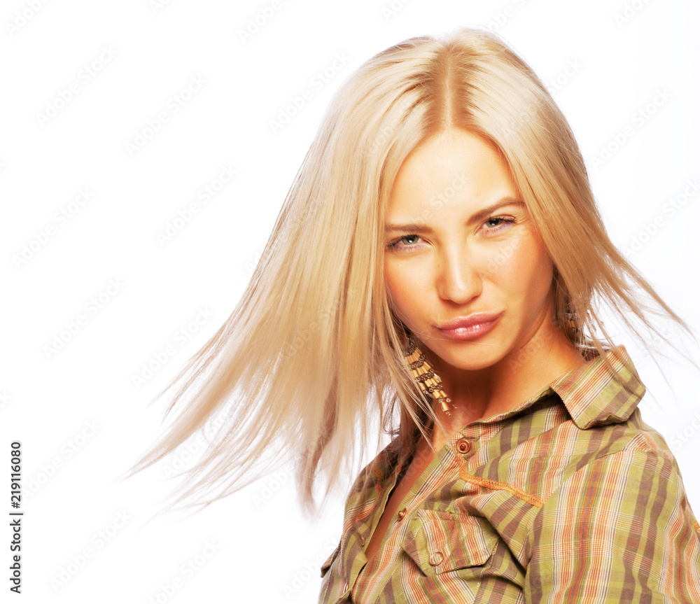 sexy woman over white background sexy woman over white background