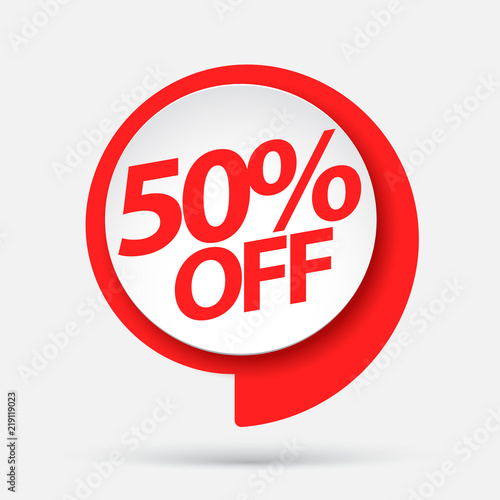 Sale of special offers. Discount with the price is 50 .