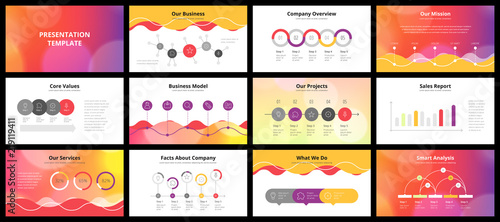 Business presentation templates