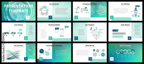 Business presentation templates