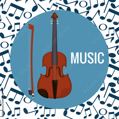 fiddle musical instrument icon