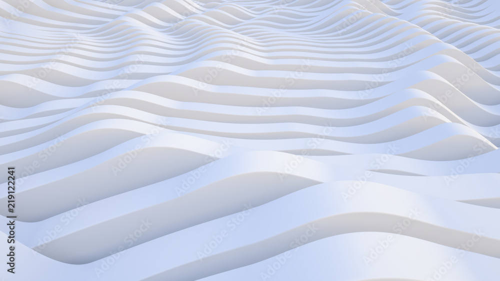  abstract lines. wave background. modern parametric surface. White texture. futuristic landscape