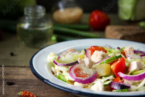 Healthy salad.