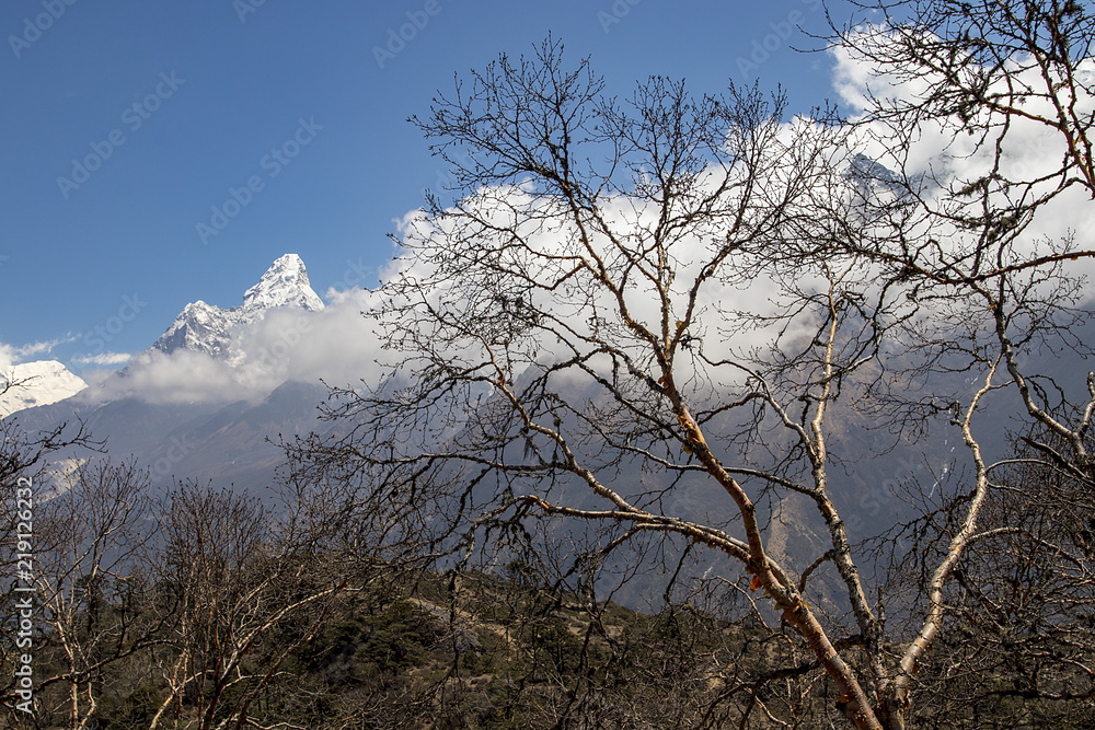 Ama Dablam above the clouds Ama Dablam above the clouds
