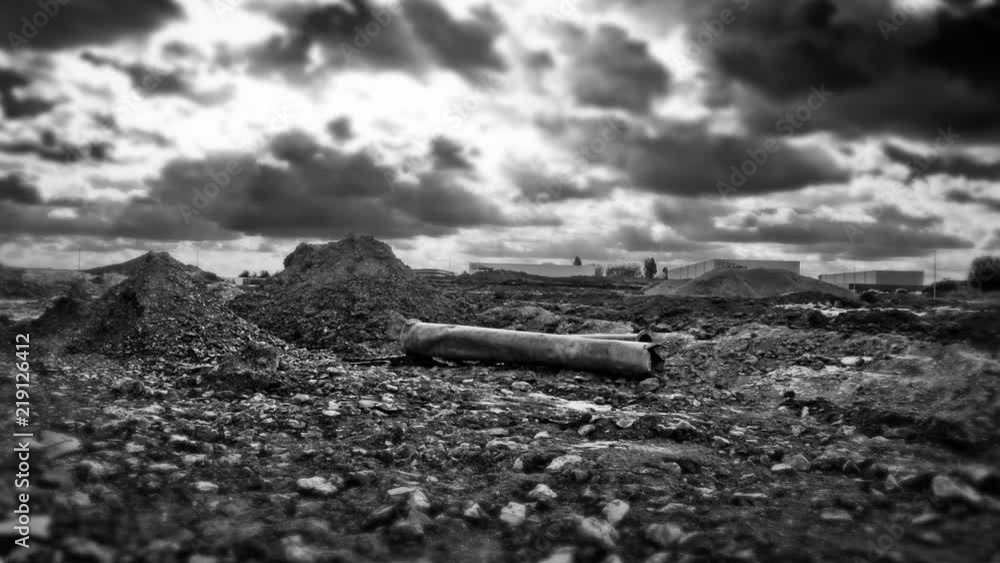 Land for industrial development timelapse Land for industrial development timelapse