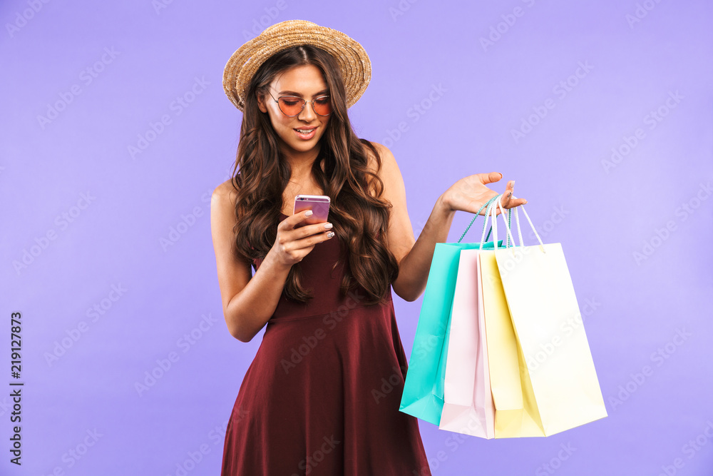 Full length portrait of a cheerful young woman Full length portrait of a cheerful young woman