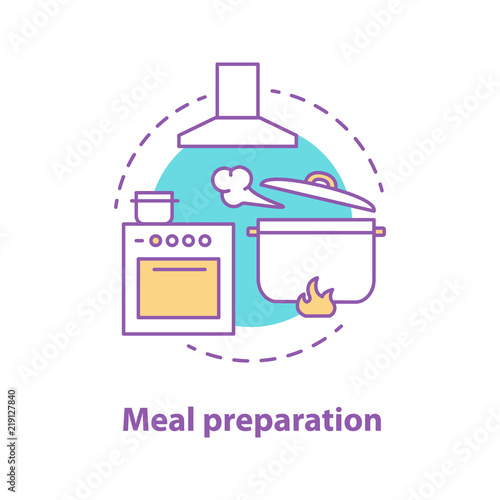 Food preparation concept icon