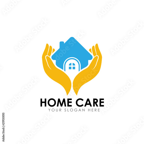 home care logo design vector icon symbol