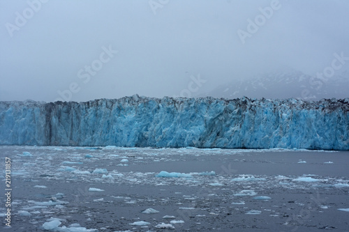 Blue Ice of Columbia Glacier in Prince William Sound