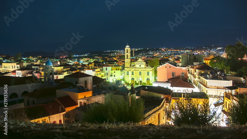 Chania skyline at night  Crete  Greece