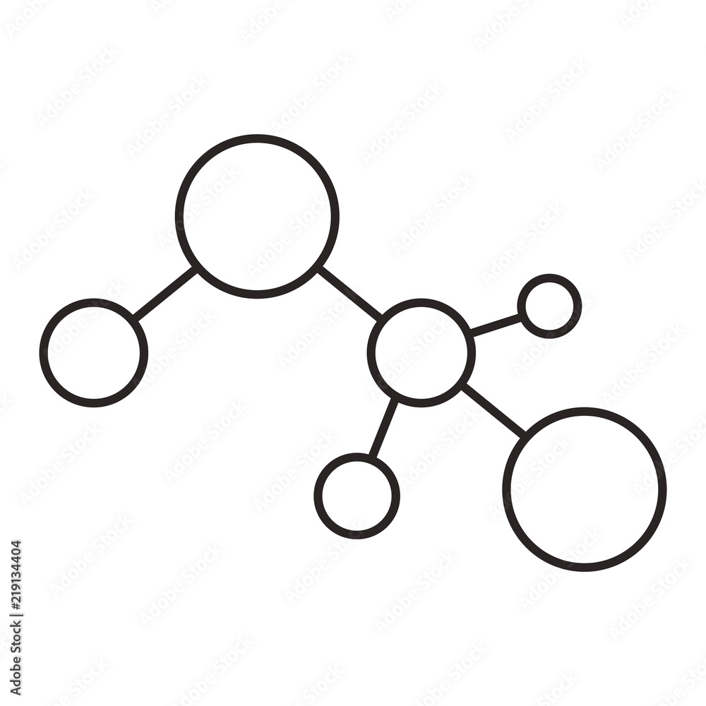 structure molecular science icon vector illustration design structure molecular science icon vector illustration design