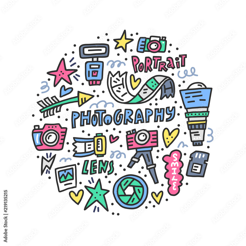 Photo symbols vector Photo symbols vector
