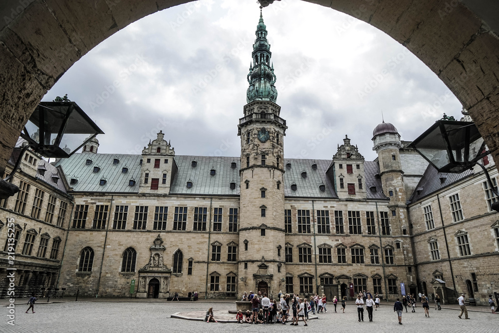 Fototapeta premium Kronborg is a castle and stronghold in the town of Helsingør, Denmark.
