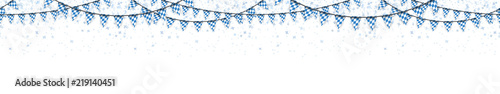 Oktoberfest garlands with confetti