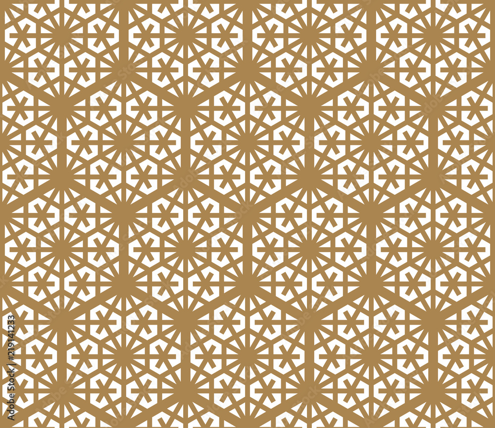 Seamless pattern based on Japanese ornament Kumiko Seamless pattern based on Japanese ornament Kumiko